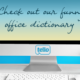 tello funny office dictionary