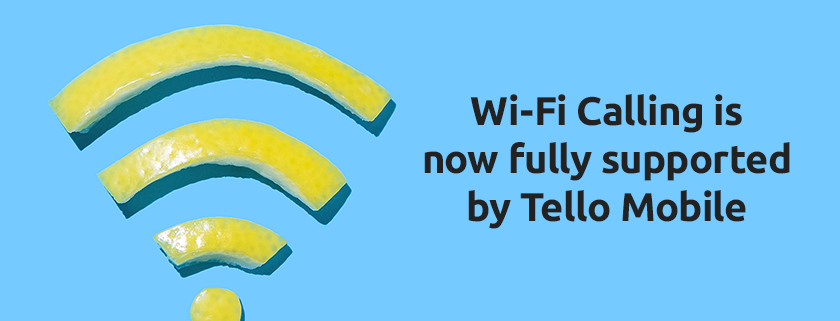 Wi-Fi calling is supported by Tello