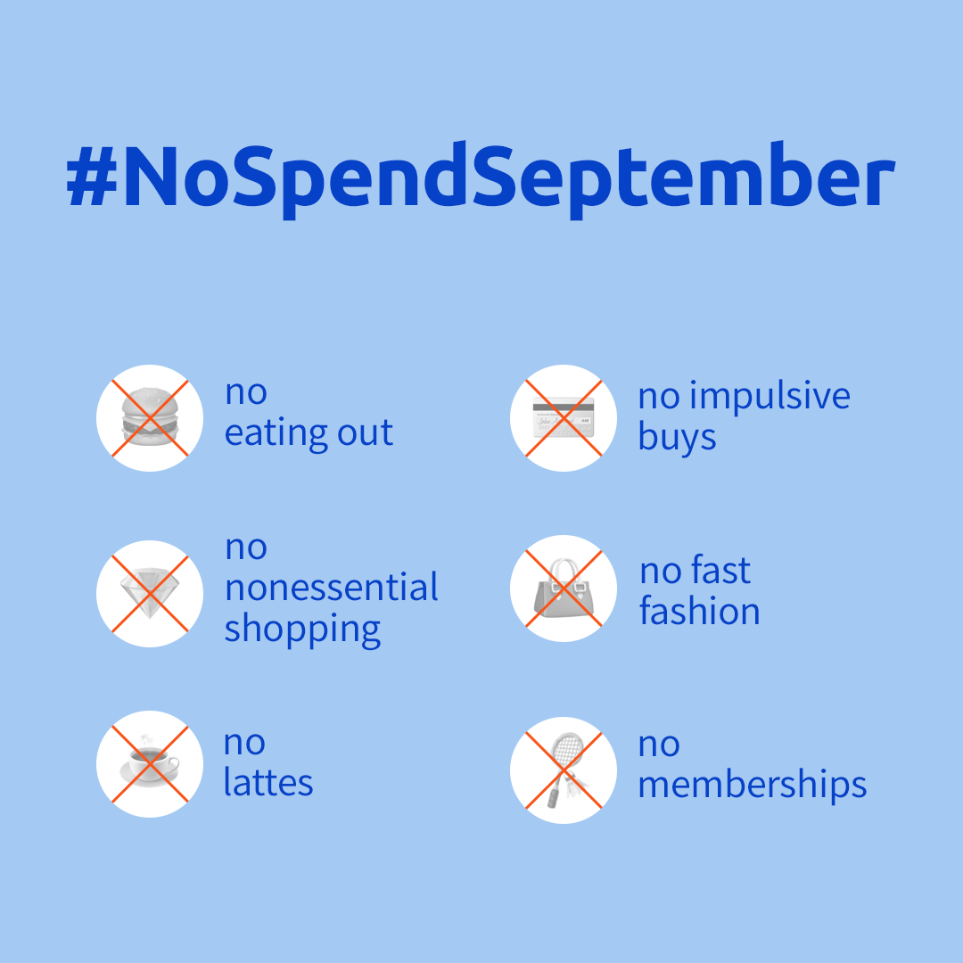 no spend September
