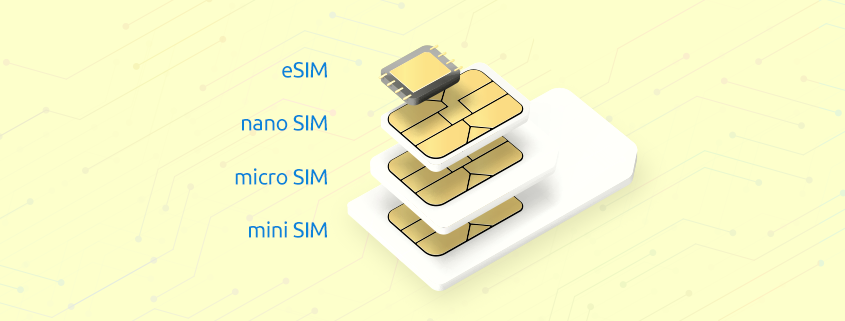 eSIM sizes