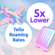tello lower roaming rates