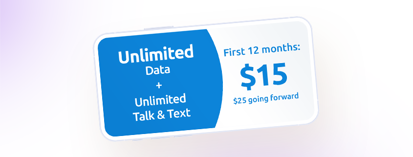 Get Tello's Unlimited Plan at $15/month for 1 year