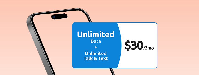 Cut your phone bill: 3 months of Unlimited for $30