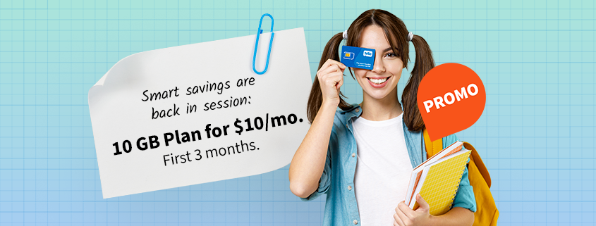 Tello's Back to School Deal is here: 10 GB Plan for $10/mo. First 3 months.