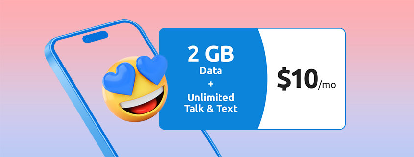 Tello - 2 GB Plan for $10/mo