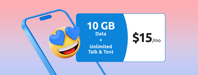 Tello - 10 GB Plan for $15/mo